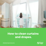 How to clean curtains and drapes